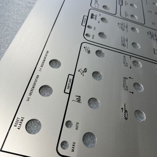 Synoptique en aluminium ép.3mm