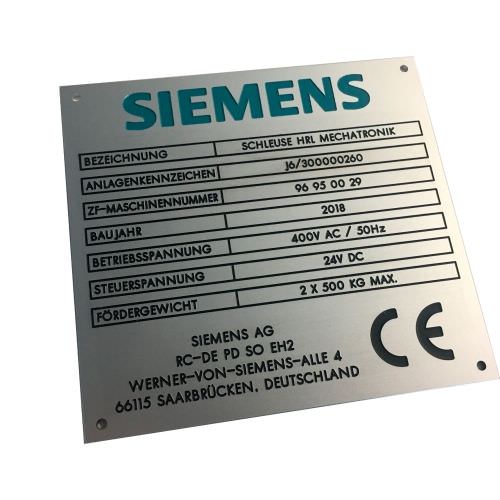 Réalisation Plaque machine gravée Moselle