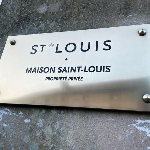 Réalisation Plaque inaugurale en laiton Moselle