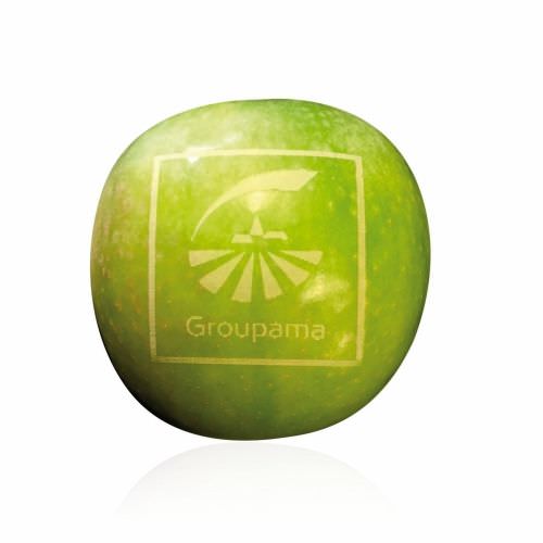 Réalisation Gravure sur pomme verte Moselle