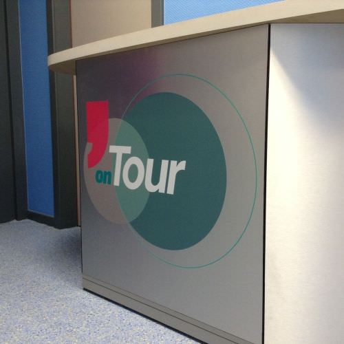 Réalisation Habillage de bureau par adhésif Moselle