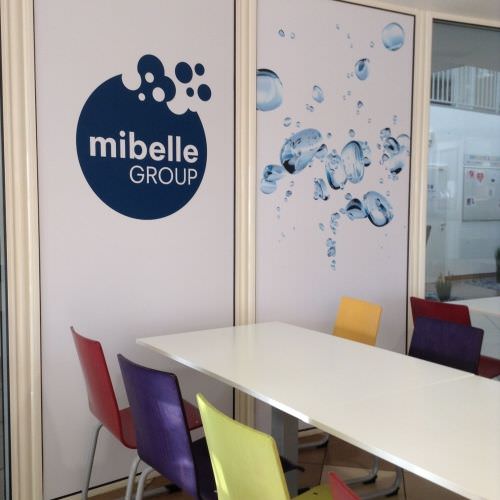 Réalisation Habillage de vitre intérieure en adhésif Moselle