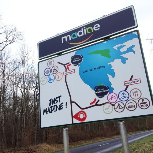 Réalisation Panneau d’affichage bord de route Moselle