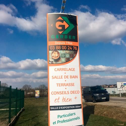 Voir le projet Totem éclairé Réalisation Totem éclairé Moselle