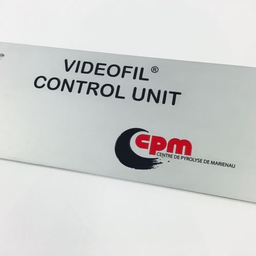 Réalisation Plaque en aluminium gravée Moselle