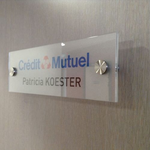 Réalisation Plaque de porte nominative Moselle