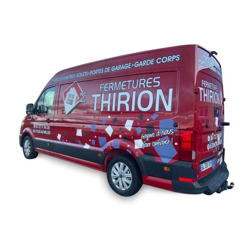 Voir le projet Habillage de camionnette Réalisation Habillage de camionnette Moselle