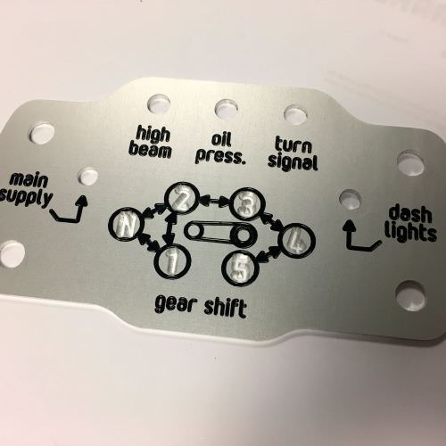 Réalisation Synoptique en aluminium Moselle