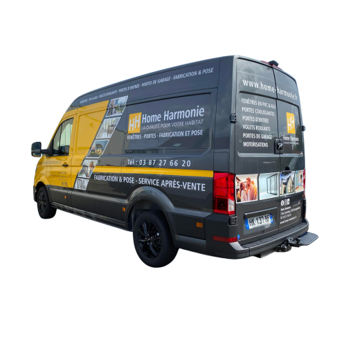 Réalisation Habillage de Camionette en Semi Covering Moselle