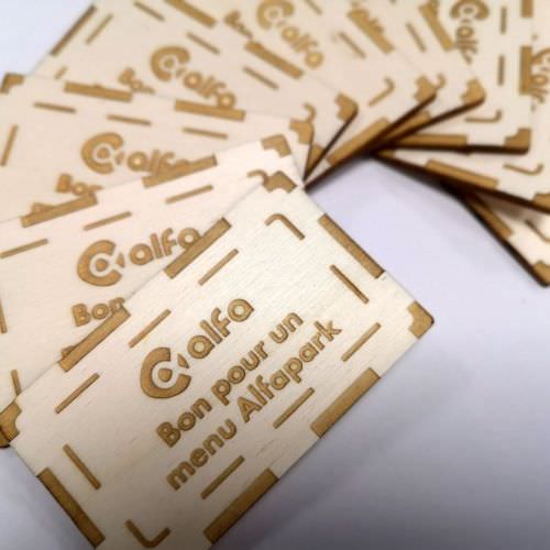 Réalisation Plaquettes sur mesure en contre-plaqué Moselle