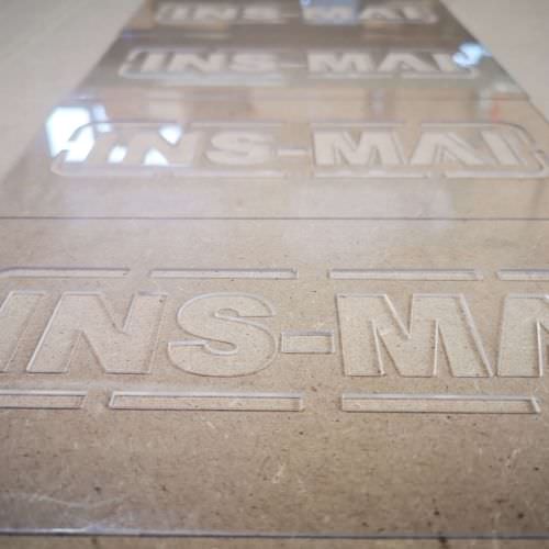 Réalisation Pochoirs en PC transparent Moselle