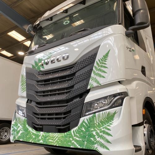 Voir le projet Habillage de tracteur Réalisation Habillage de tracteur Moselle