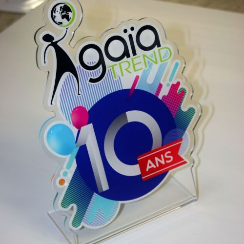 Réalisation Trophée sur mesure en PMMA Moselle