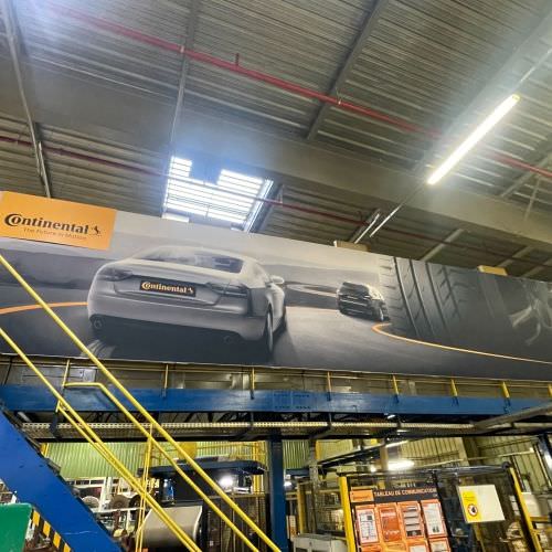 Voir le projet Toile tendue habillage usine Réalisation Toile tendue habillage usine Moselle